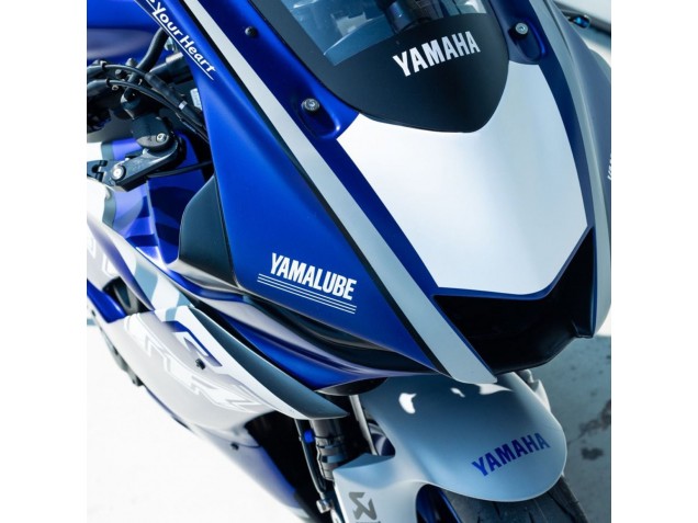 Preisgünstige Yamaha YZF R6 Motorrad Verkleidung 2017-2023 - Blau Silber GYTR