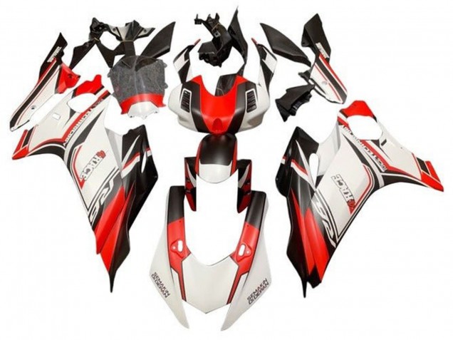 Preisgünstige Yamaha YZF R6 Motorrad Verkleidung 2017-2023 - Weiss Rot Schwarz