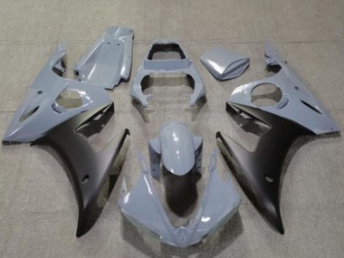Preisgünstige Yamaha YZF R6 Motorrad Verkleidung 2005 - Nardo Grau Matt Schwarz