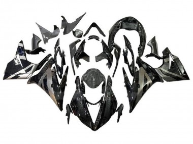 Preisgünstige Triumph Daytona 675 Triple Motorrad Verkleidung 2013-2016 - Silber Glanzendes Schwarz