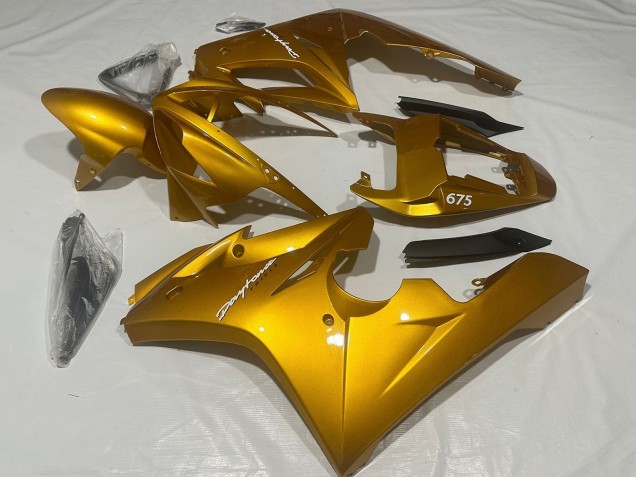 Preisgünstige Triumph Daytona 675 Triple Motorrad Verkleidung 2006-2008 - Metallisch Gold