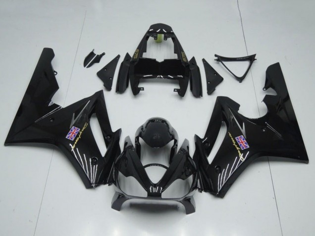 Preisgünstige Triumph Daytona 675 Triple Motorrad Verkleidung 2006-2008 - Glanzendes Schwarz