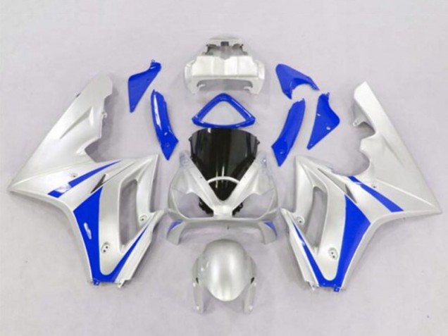 Preisgünstige Triumph Daytona 675 Triple Motorrad Verkleidung 2006-2008 - Silber Blau