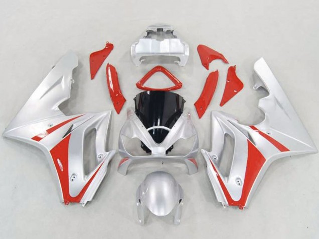 Preisgünstige Triumph Daytona 675 Triple Motorrad Verkleidung 2006-2008 - Silber Rot