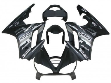 Preisgünstige Triumph Daytona 675 Triple Motorrad Verkleidung 2009-2012 - Grau Matt Schwarz
