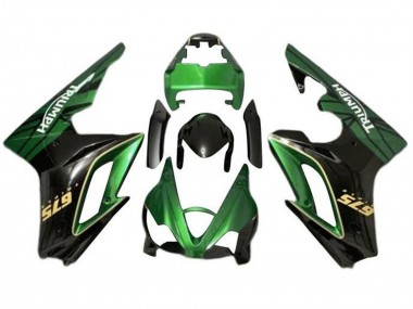 Preisgünstige Triumph Daytona 675 Triple Motorrad Verkleidung 2009-2012 - Grun Glanzendes Schwarz
