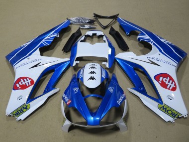 Preisgünstige Triumph Daytona 675 Triple Motorrad Verkleidung 2009-2012 - Weiss Blau Hpi