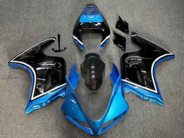 Preisgünstige Suzuki SV650 Motorrad Verkleidung 2003-2013 - Glanzendes Blau Schwarz
