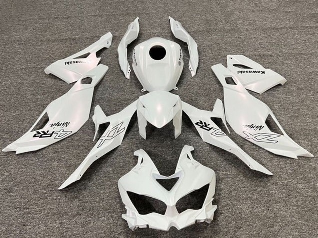 Preisgünstige Kawasaki ZX4R ZX-4RR Motorrad Verkleidung 2019-2025 - Perl Weiss Schwarz