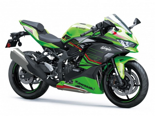 Preisgünstige Kawasaki ZX4R ZX-4RR Motorrad Verkleidung 2019-2025 - Grun Schwarz Rot Weiss