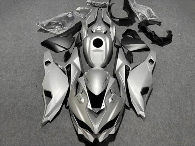 Preisgünstige Kawasaki ZX4R ZX-4RR Motorrad Verkleidung 2019-2025 - Silber Schwarz