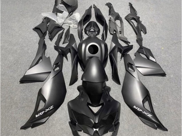 Preisgünstige Kawasaki ZX4R ZX-4RR Motorrad Verkleidung 2019-2025 - Matt Schwarz