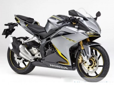 Preisgünstige Honda CBR250RR Motorrad Verkleidung 2017-2022 - Silber Gelb Matt Schwarz