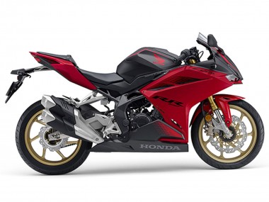 Preisgünstige Honda CBR250RR Motorrad Verkleidung 2017-2022 - Rot Matt Schwarz
