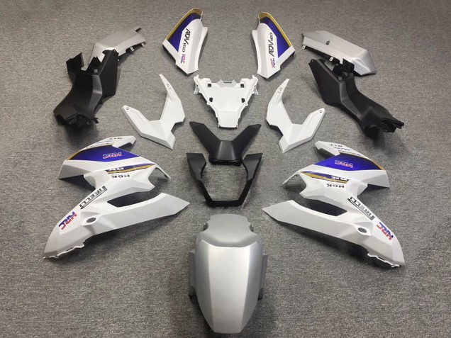 Preisgünstige Honda ADV160 Motorrad Verkleidung 2022-2024 - Weiss Blau HRC
