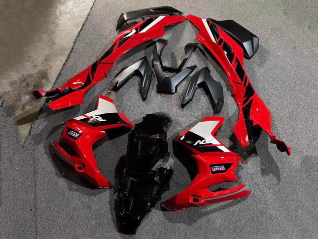 Preisgünstige Honda ADV160 Motorrad Verkleidung 2022-2024 - Rot Weiss Glanzendes Schwarz HRC