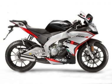 Preisgünstige Aprilia RS4 50 125 Motorrad Verkleidung 2012-2018 - Silber Rot Schwarz
