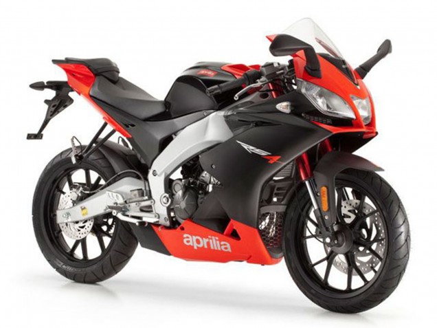 Preisgünstige Aprilia RS4 50 125 Motorrad Verkleidung 2012-2018 - Rot Matt Schwarz