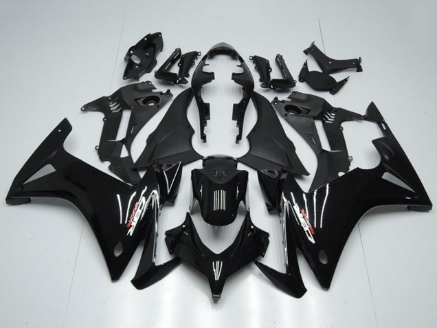 Preisgünstige Honda CBR500R Motorrad Verkleidung 2013-2015 - Glanzendes Schwarz Matt Schwarz