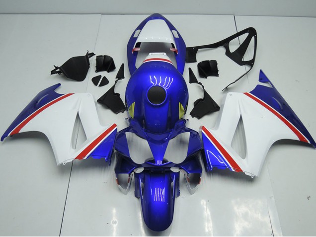 Preisgünstige Honda VFR 800 Motorrad Verkleidung 2002-2013 - Weiss Blau Rot
