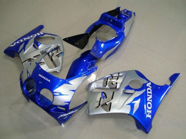 Preisgünstige Honda CBR250RR MC19 Motorrad Verkleidung 1988-1989 - Silber Blau