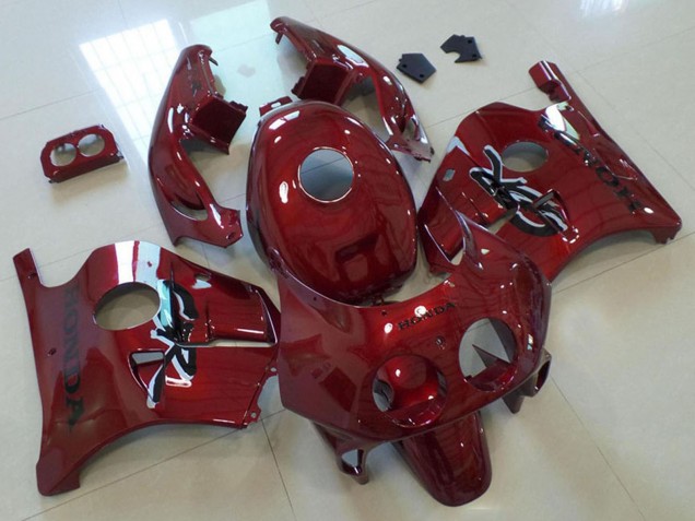 Preisgünstige Honda CBR250RR MC22 Motorrad Verkleidung 1990-1998 - Kastanienbraun Rot