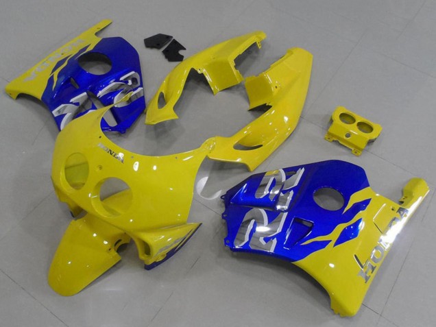 Preisgünstige Honda CBR250RR MC22 Motorrad Verkleidung 1990-1998 - Gelb Blau