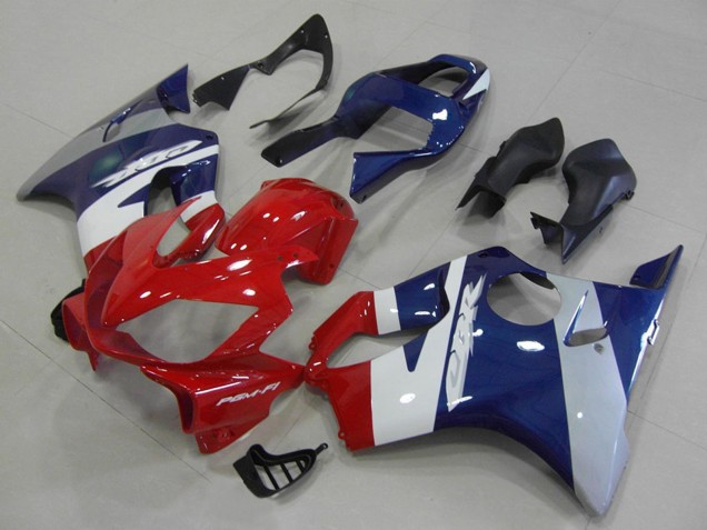 Preisgünstige Honda CBR600 F4i Motorrad Verkleidung 2001-2003 - Weiss Blau Rot