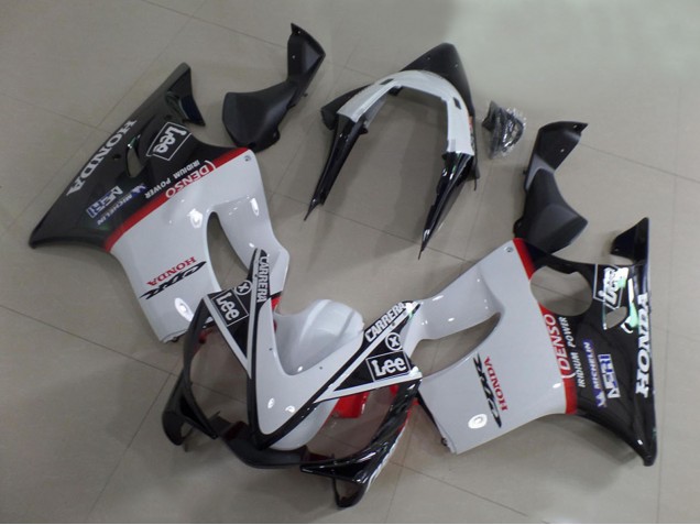 Preisgünstige Honda CBR600 F4i Motorrad Verkleidung 2001-2003 - Weiss Rot Glanzendes Schwarz Carrera Lee