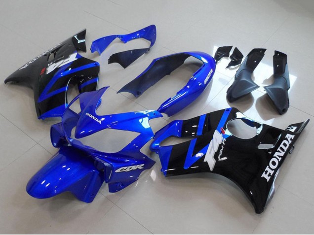 Preisgünstige Honda CBR600 F4i Motorrad Verkleidung 2004-2007 - Blau Glanzendes Schwarz