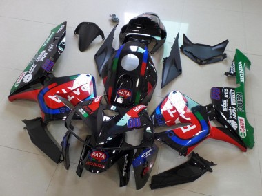 Preisgünstige Honda CBR600RR Motorrad Verkleidung 2005-2006 - Schwarz Rot Grau