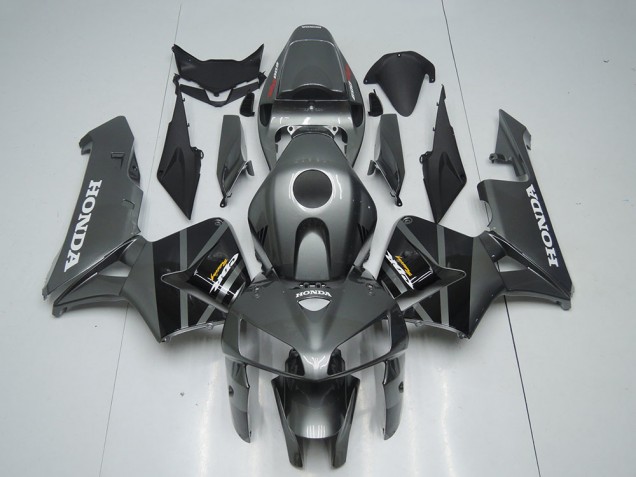 Preisgünstige Honda CBR600RR Motorrad Verkleidung Kit 2005-2006 - Grau Schwarz