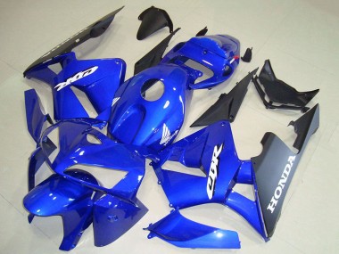 Preisgünstige Honda CBR600RR Motorrad Verkleidung 2005-2006 - Blau Schwarz Weiss Aufkleber