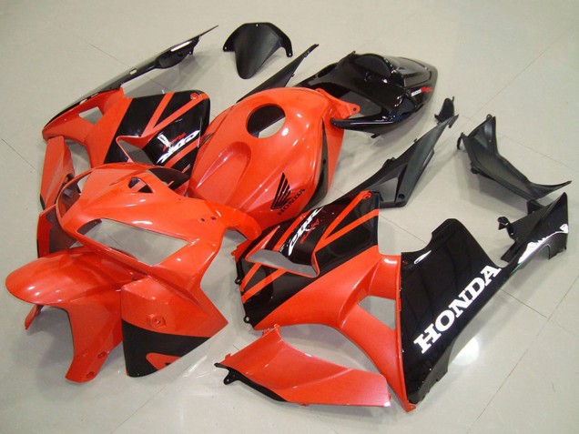Preisgünstige Honda CBR600RR Motorrad Verkleidung 2005-2006 - Orange Schwarz