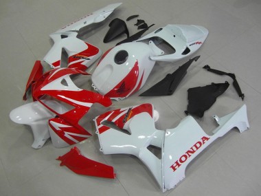 Preisgünstige Honda CBR600RR Motorrad Verkleidung 2005-2006 - Weiss Rot