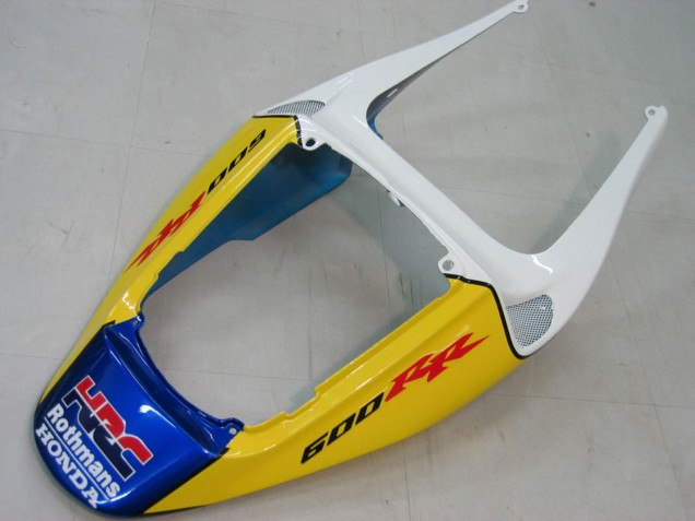 Preisgünstige Honda CBR600RR Motorrad Verkleidung 2005-2006 - Blau Weiss Gelb Rothmans
