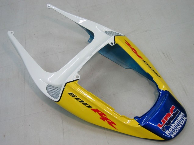 Preisgünstige Honda CBR600RR Motorrad Verkleidung 2005-2006 - Blau Weiss Gelb Rothmans