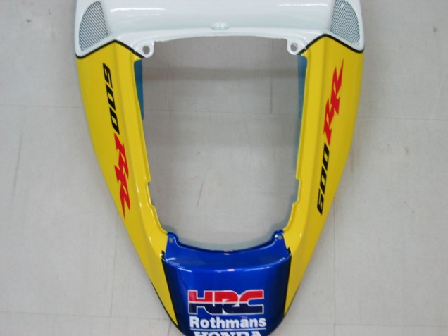 Preisgünstige Honda CBR600RR Motorrad Verkleidung 2005-2006 - Blau Weiss Gelb Rothmans