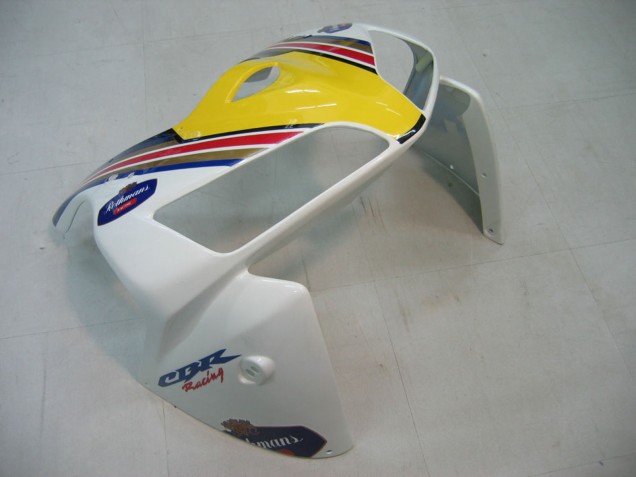 Preisgünstige Honda CBR600RR Motorrad Verkleidung 2005-2006 - Blau Weiss Gelb Rothmans