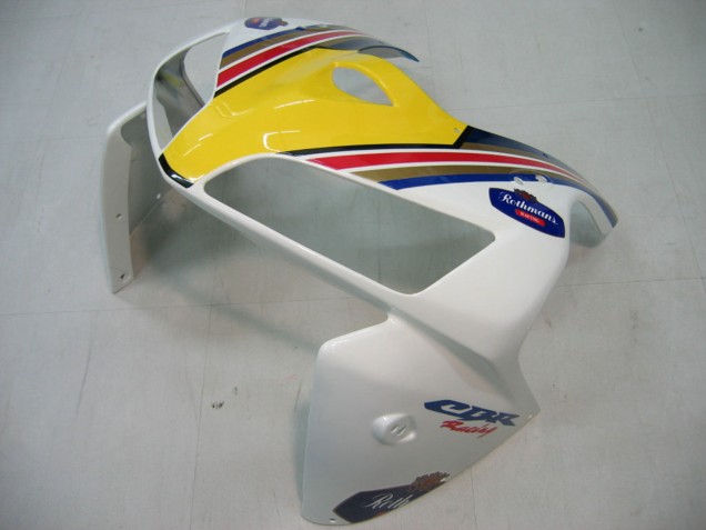 Preisgünstige Honda CBR600RR Motorrad Verkleidung 2005-2006 - Blau Weiss Gelb Rothmans