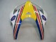 Preisgünstige Honda CBR600RR Motorrad Verkleidung 2005-2006 - Blau Weiss Gelb Rothmans