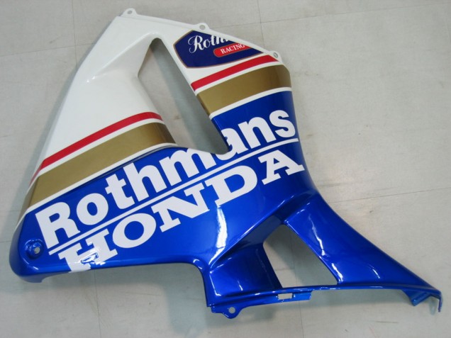 Preisgünstige Honda CBR600RR Motorrad Verkleidung 2005-2006 - Blau Weiss Gelb Rothmans