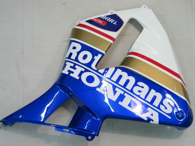 Preisgünstige Honda CBR600RR Motorrad Verkleidung 2005-2006 - Blau Weiss Gelb Rothmans