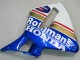 Preisgünstige Honda CBR600RR Motorrad Verkleidung 2005-2006 - Blau Weiss Gelb Rothmans