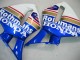 Preisgünstige Honda CBR600RR Motorrad Verkleidung 2005-2006 - Blau Weiss Gelb Rothmans