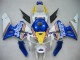 Preisgünstige Honda CBR600RR Motorrad Verkleidung 2005-2006 - Blau Weiss Gelb Rothmans