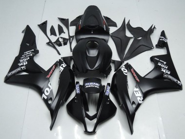 Preisgünstige Honda CBR600RR Motorrad Verkleidung Kit 2007-2008 - Matt Schwarz Weiss Repsol