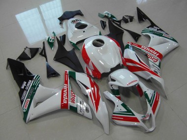 Preisgünstige Honda CBR600RR Motorrad Verkleidung 2007-2008 - Weiss Rot Grun Glanzendes Schwarz Castrol 38