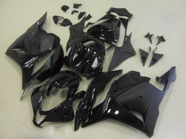 Preisgünstige Honda CBR600RR Motorrad Verkleidung 2009-2012 - Glanzendes Schwarz Matt Schwarz OEM Stil