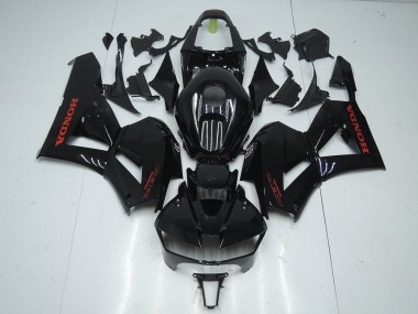 Preisgünstige Honda CBR600RR Motorrad Verkleidung 2013-2023 - Glanzendes Schwarz Rot Aufkleber